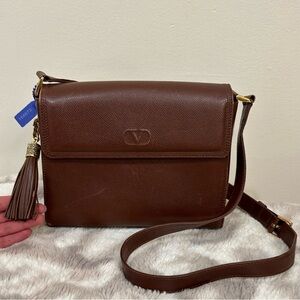 Valentino Garavani leather tassel bag